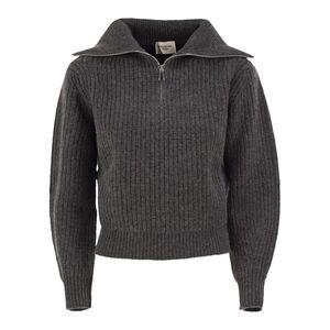 Weekend Maxmara Women Wkdlaser - Virgin Wool Half-Zip High-Neck Jumper